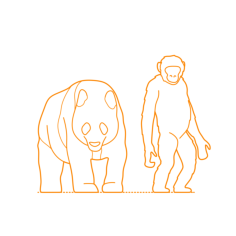 Animals Endangered Species Outline Svg Vector, Free Vectors File